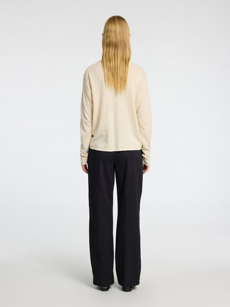 SELECTED FEMME Pullover SLFLAURA Cotton Linen Mix