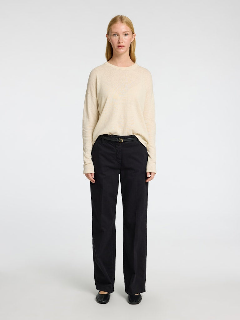 SELECTED FEMME Pullover SLFLAURA Cotton Linen Mix