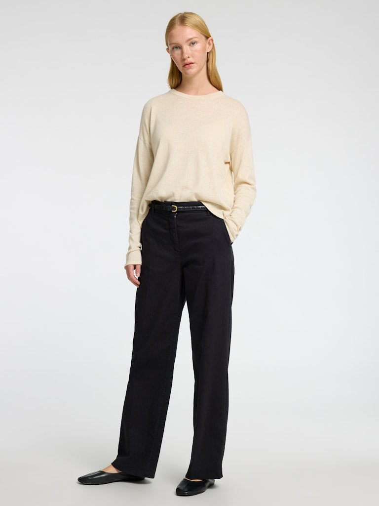 SELECTED FEMME Pullover SLFLAURA Cotton Linen Mix