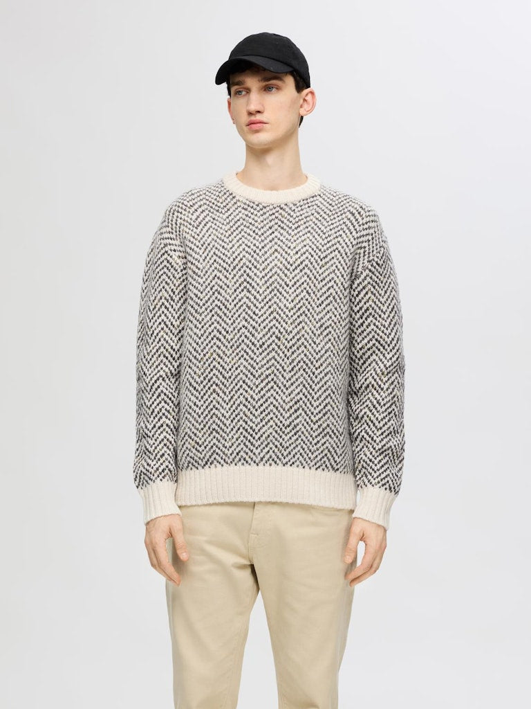 SELECTED HOMME Crew Neck SLHHARRY Wool Blend