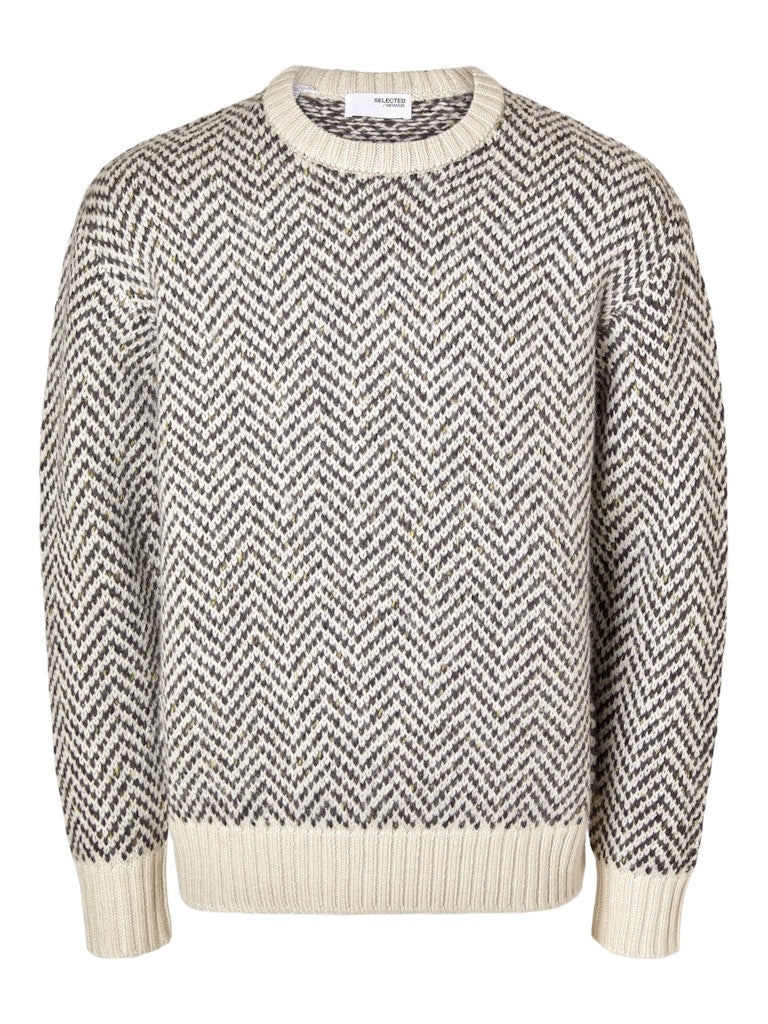 SELECTED HOMME Crew Neck SLHHARRY Wool Blend