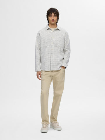 SELECTED HOMME Overshirt SLF-TWILL MIX Cotton