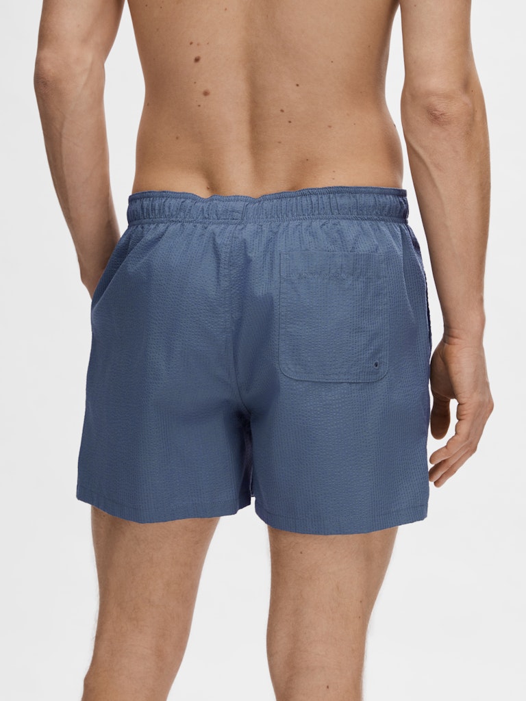 SELECTED HOMME Swim Shorts SLHCOOPER-SEERSUCKER Cotton