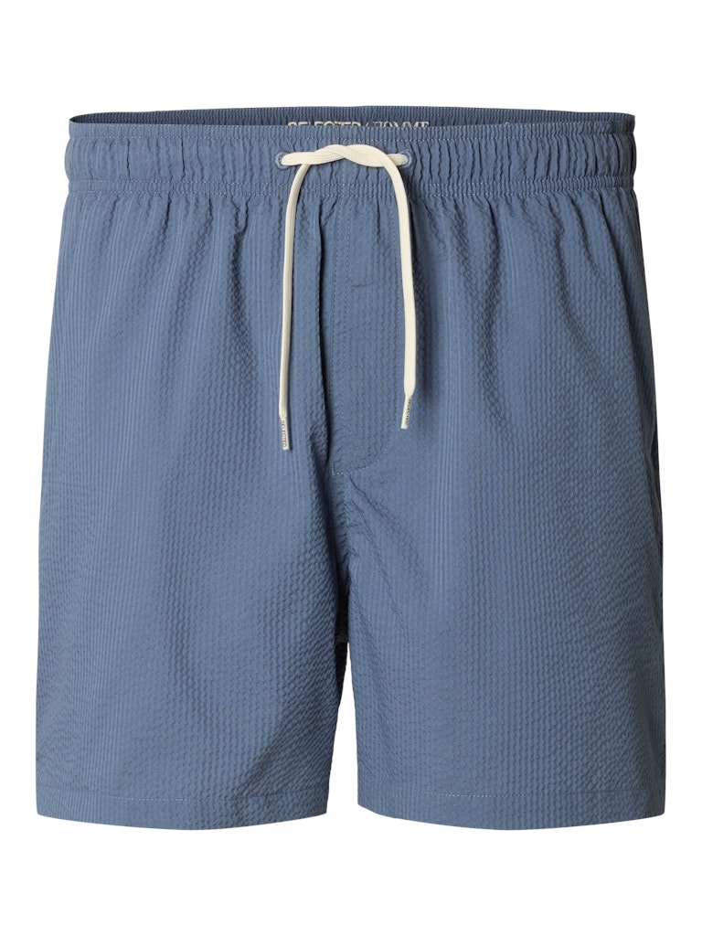 SELECTED HOMME Swim Shorts SLHCOOPER-SEERSUCKER Cotton