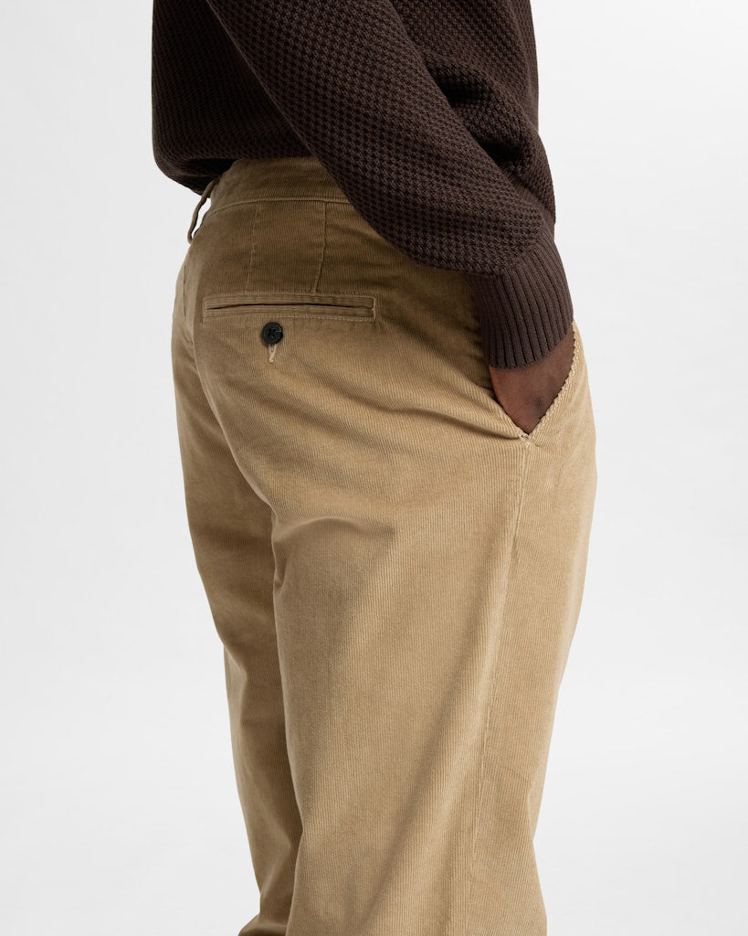 SELECTED HOMME Cordhose SLH196-STRAIGHT MILES Organic Cotton