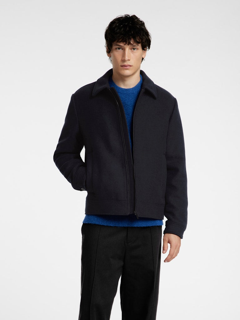 SELECTED HOMME Jacke SLHNEW FILIP Recycled Wool Blend