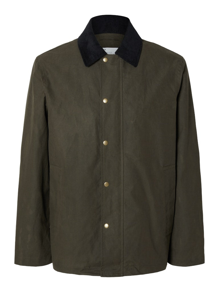 SELECTED HOMME Jacke SLHWALTER Waxed Cotton