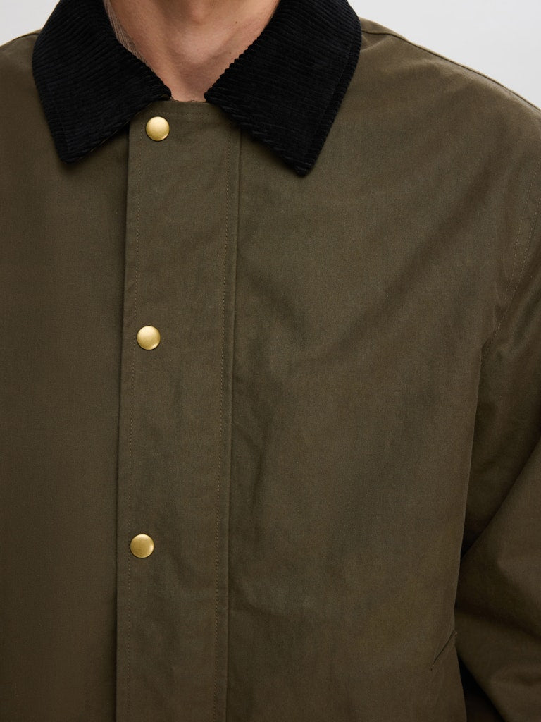 SELECTED HOMME Jacke SLHWALTER Waxed Cotton