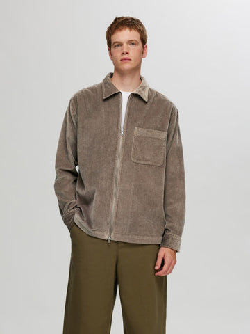 SELECTED HOMME Overshirt SLH-JAKE CORD Organic Cotton Cord