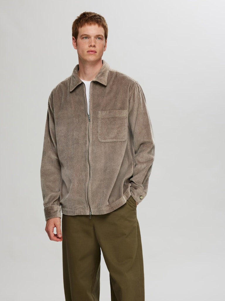 SELECTED HOMME Overshirt SLH-JAKE CORD Organic Cotton Cord