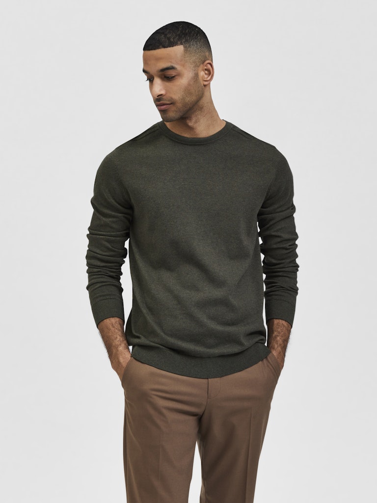SELECTED HOMME Crew Neck SLHBERG Organic Cotton