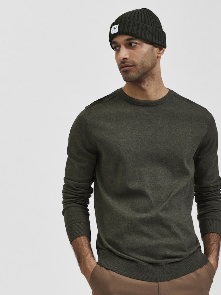 SELECTED HOMME Crew Neck SLHBERG Organic Cotton