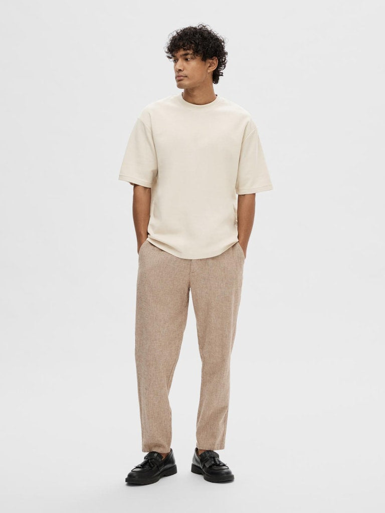 SELECTED HOMME T-Shirt O-Neck SLHLOOSEOSCAR Organic Cotton