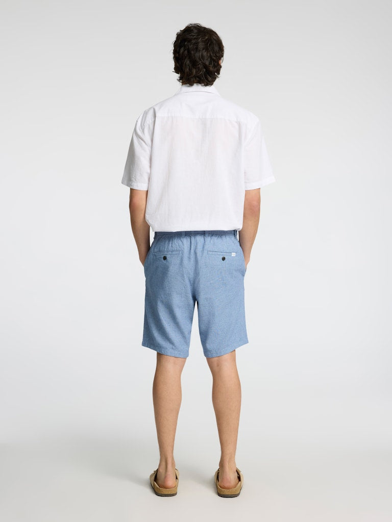 SELECTED HOMME Shorts SLHREGULAR-BRODY Organic Cotton Linen Mix