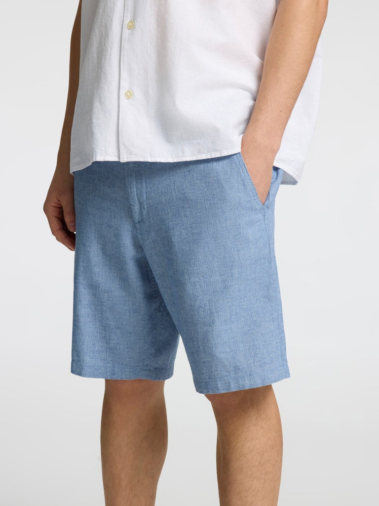 SELECTED HOMME Shorts SLHREGULAR-BRODY Organic Cotton Linen Mix