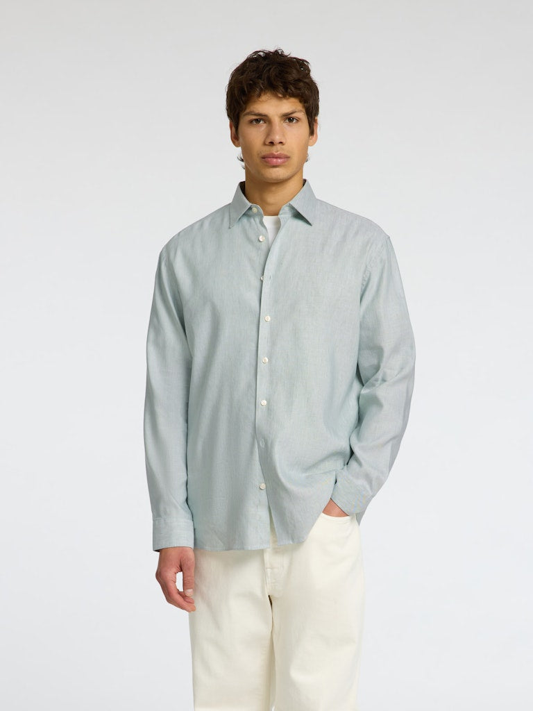 SELECTED HOMME Hemd SLHREG-LEO LIGHT TENCEL™ Lyocell Blend