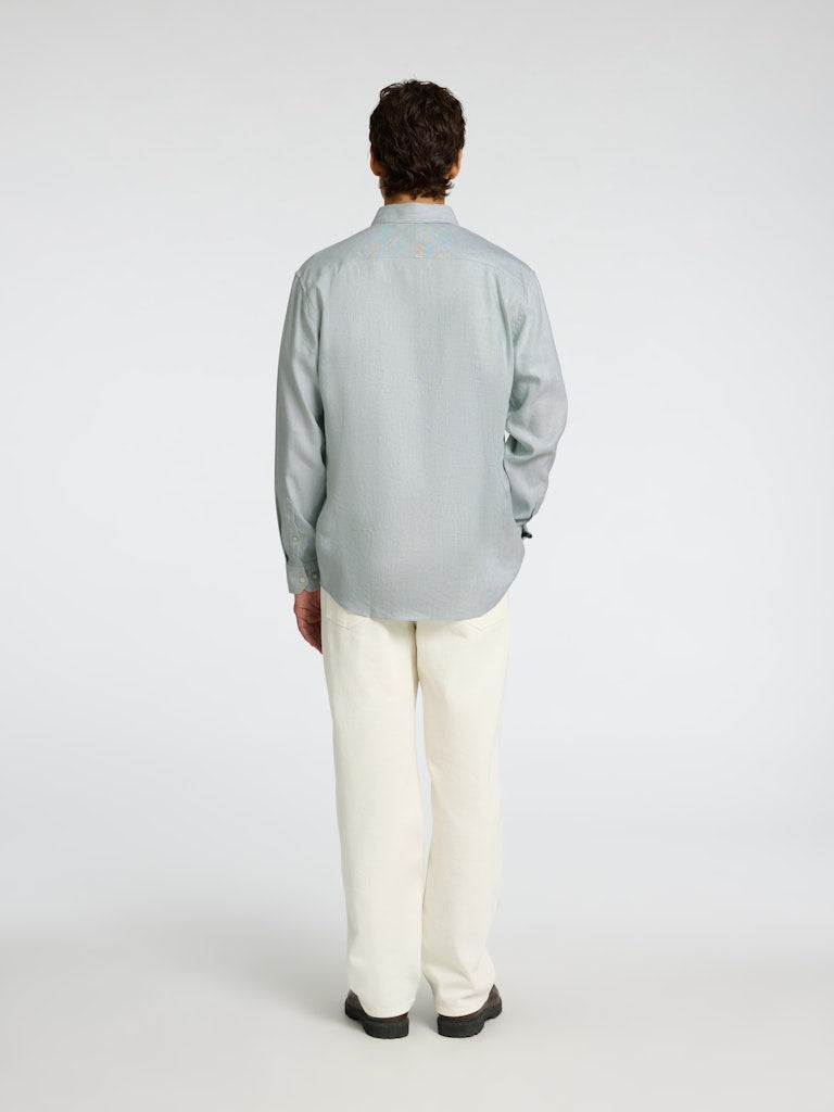SELECTED HOMME Hemd SLHREG-LEO LIGHT TENCEL™ Lyocell Blend