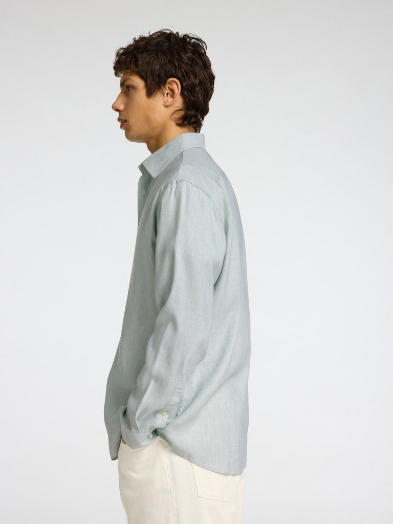 SELECTED HOMME Hemd SLHREG-LEO LIGHT TENCEL™ Lyocell Blend
