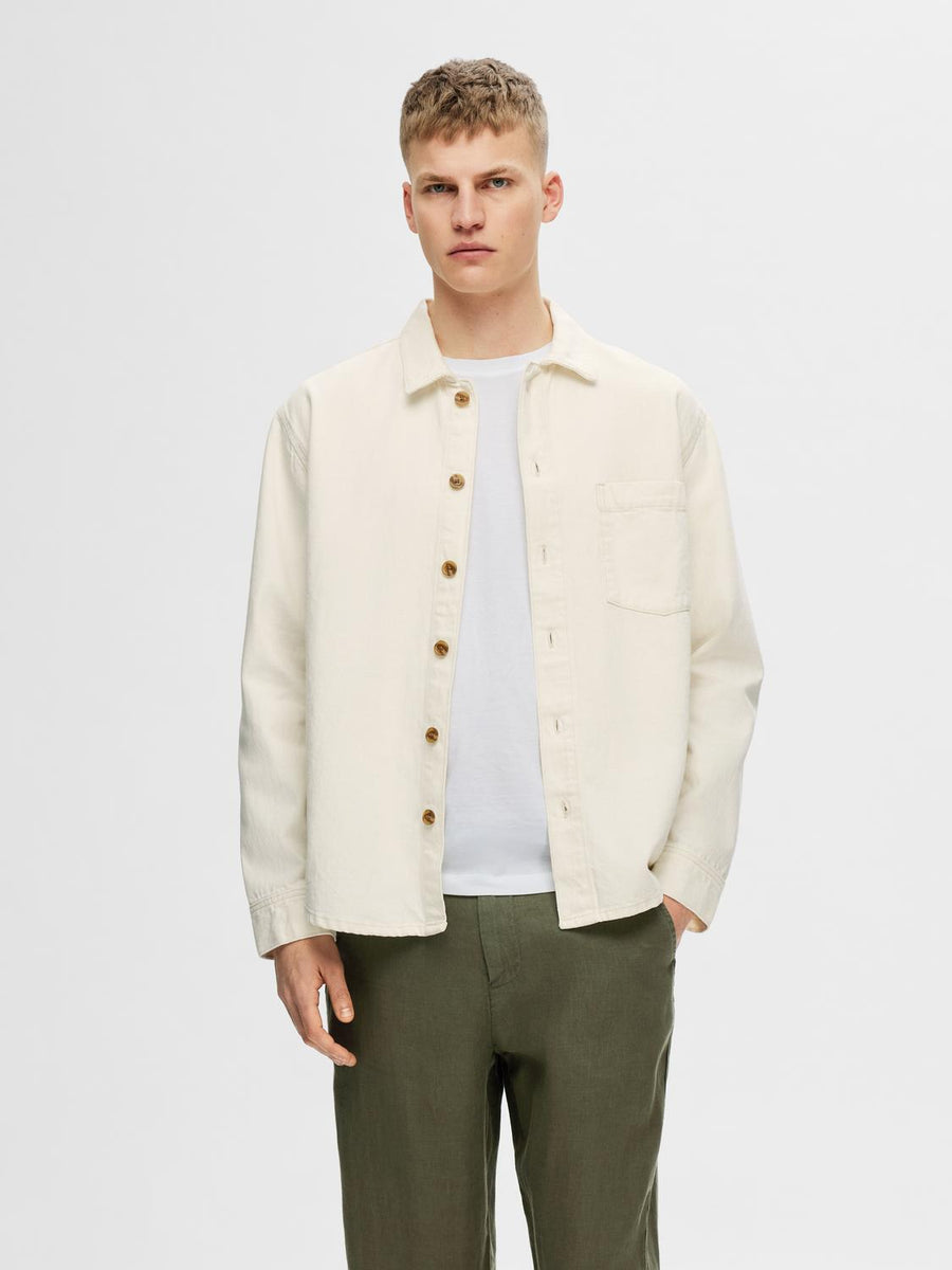 SELECTED HOMME Overshirt SLHCHRIS Organic Cotton