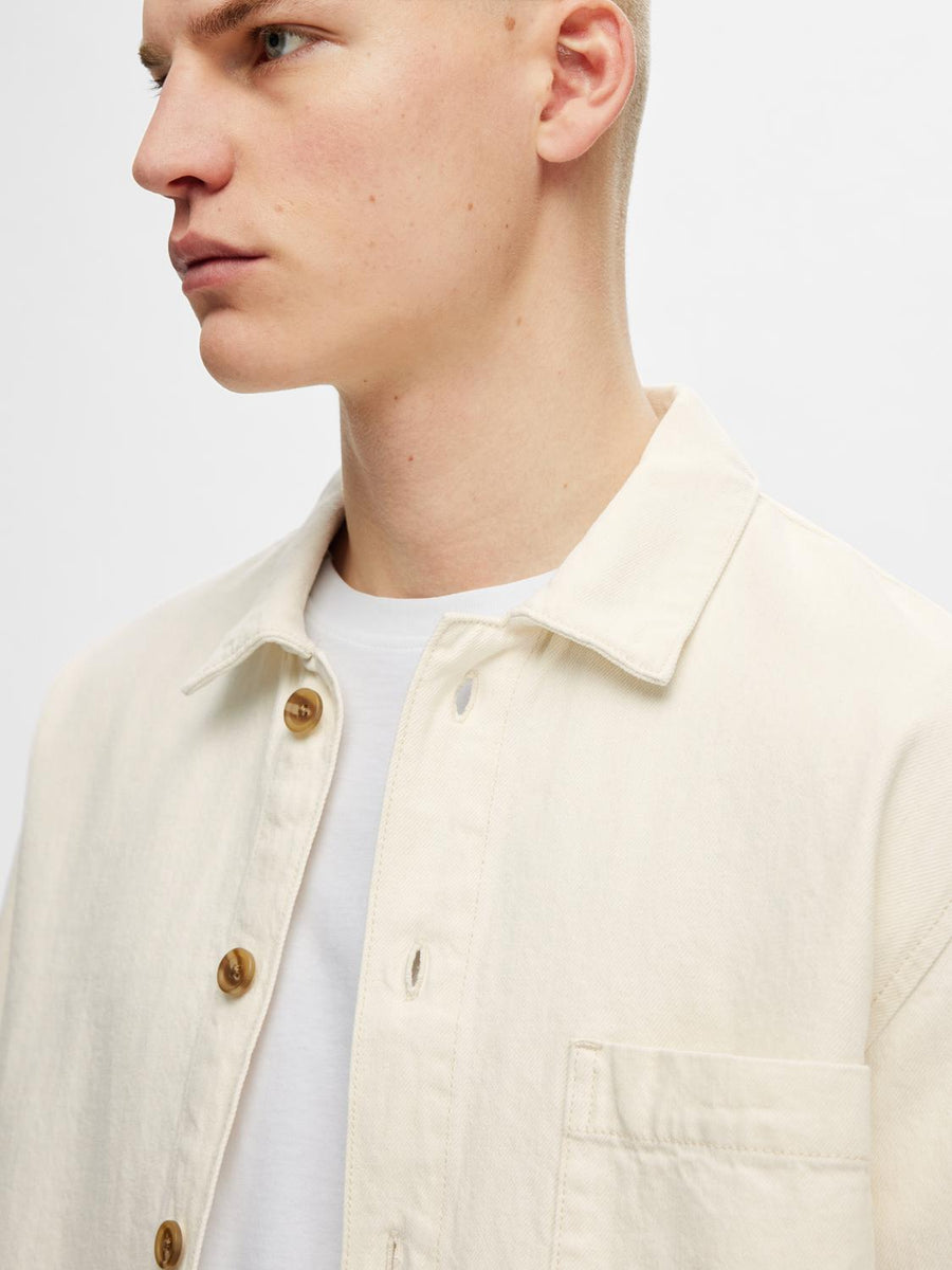 SELECTED HOMME Overshirt SLHCHRIS Organic Cotton