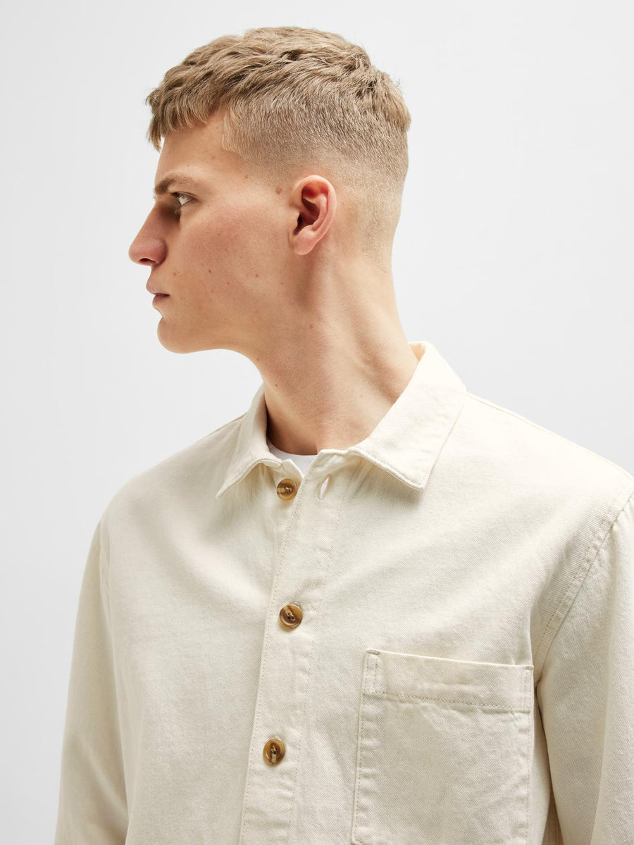 SELECTED HOMME Overshirt SLHCHRIS Organic Cotton