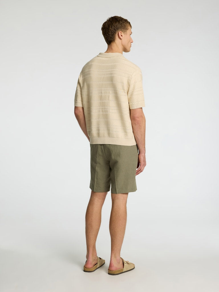 SELECTED HOMME Poloshirt SLHFOAM SS KNIT Organic Cotton