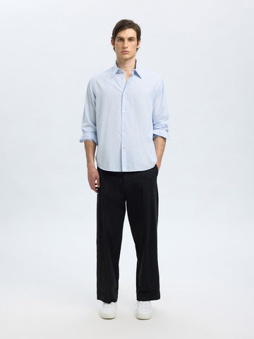 SELECTED HOMME Hemd SLHRLXKEVIN Organic Cotton Lyocell Mix