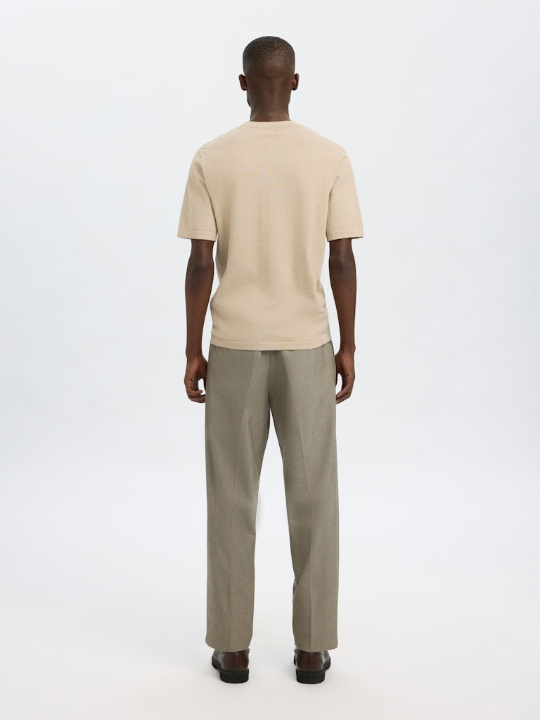 SELECTED HOMME T-Shirt O-Neck SLHBERG SS Organic Cotton Blend