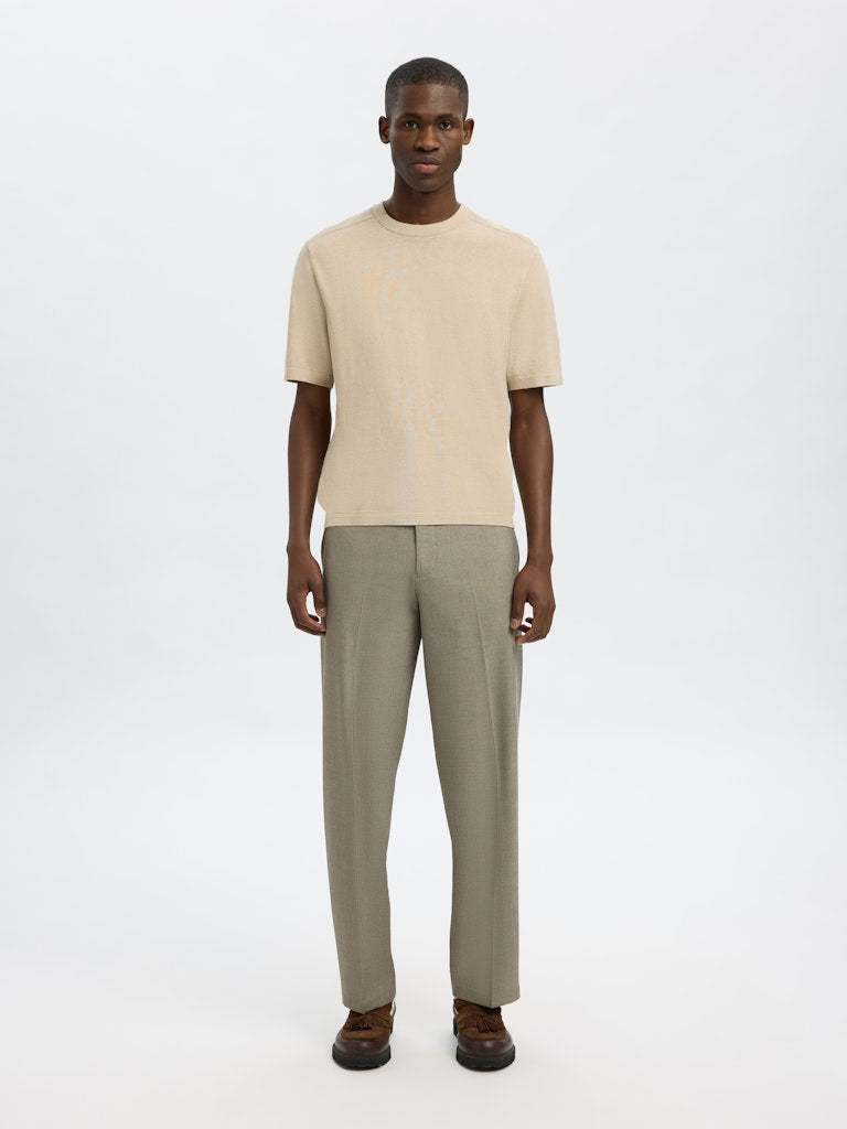 SELECTED HOMME T-Shirt O-Neck SLHBERG SS Organic Cotton Blend