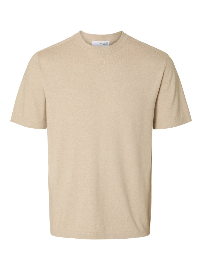 SELECTED HOMME T-Shirt O-Neck SLHBERG SS Organic Cotton Blend