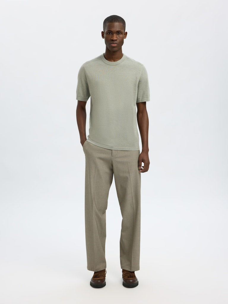 SELECTED HOMME T-Shirt O-Neck SLHBERG SS Organic Cotton Blend