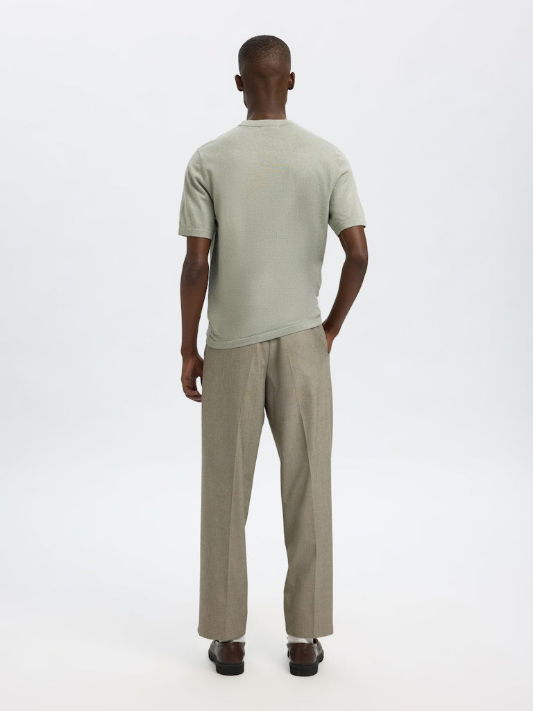 SELECTED HOMME T-Shirt O-Neck SLHBERG SS Organic Cotton Blend