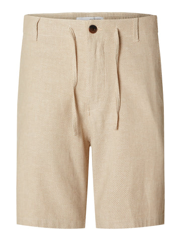 SELECTED HOMME Shorts SLHREGULAR-BRODY Cotton- Leinen Twill