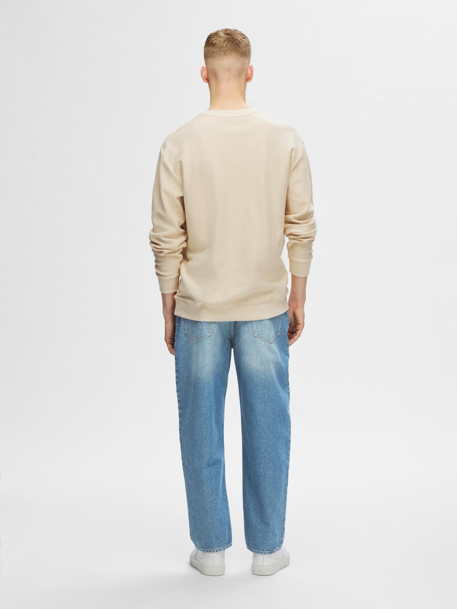 SELECTED HOMME Sweatshirt SLHRELAXOSKAR Organic Cotton