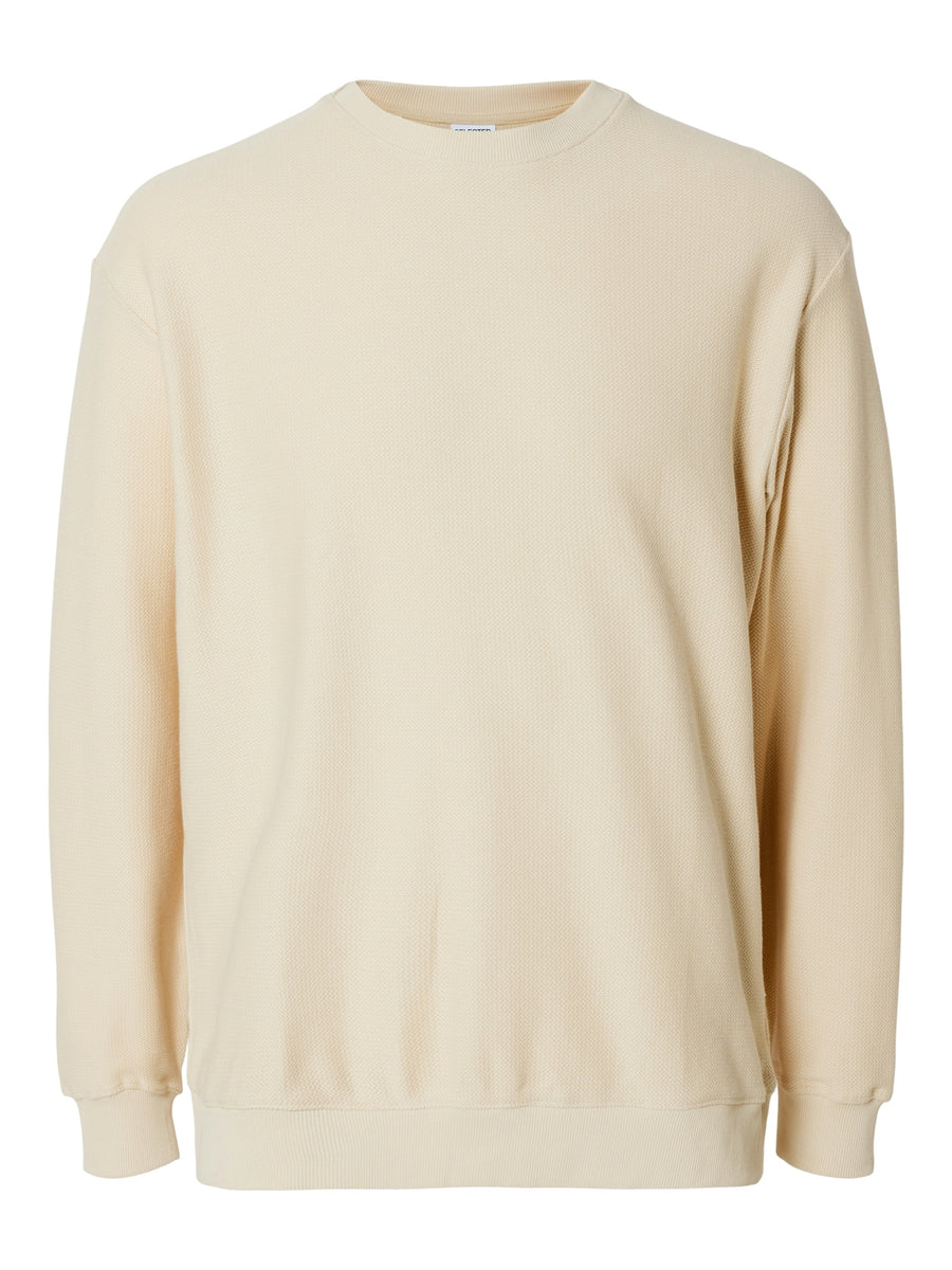 SELECTED HOMME Sweatshirt SLHRELAXOSKAR Organic Cotton