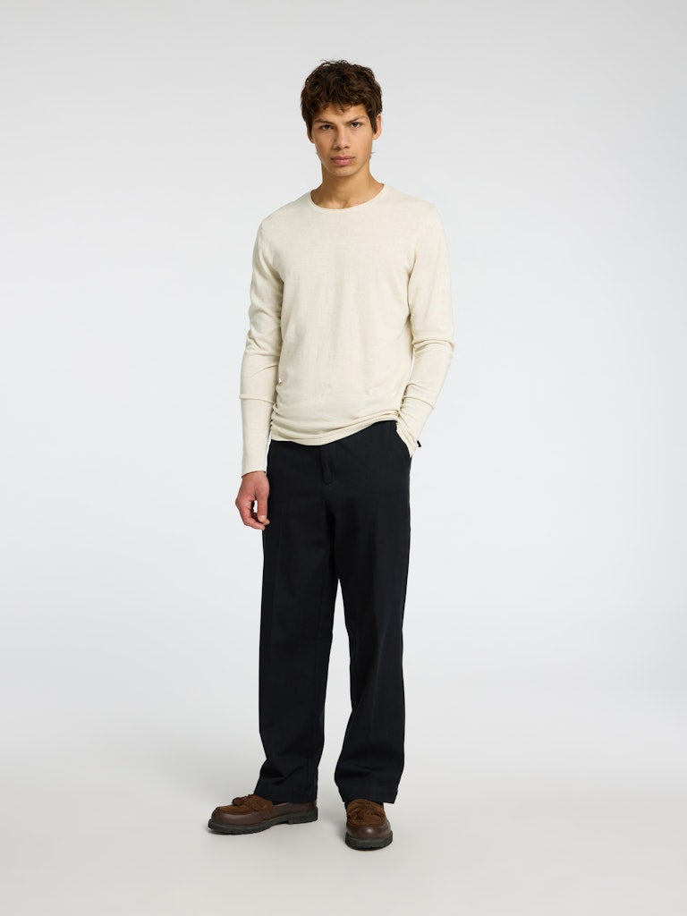 SELECTED HOMME Langarmshirt SLHROME KNIT Organic Cotton