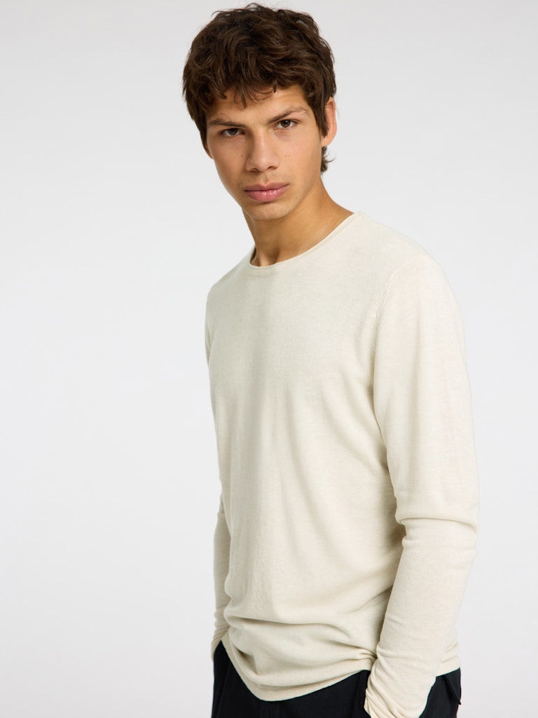 SELECTED HOMME Langarmshirt SLHROME KNIT Organic Cotton