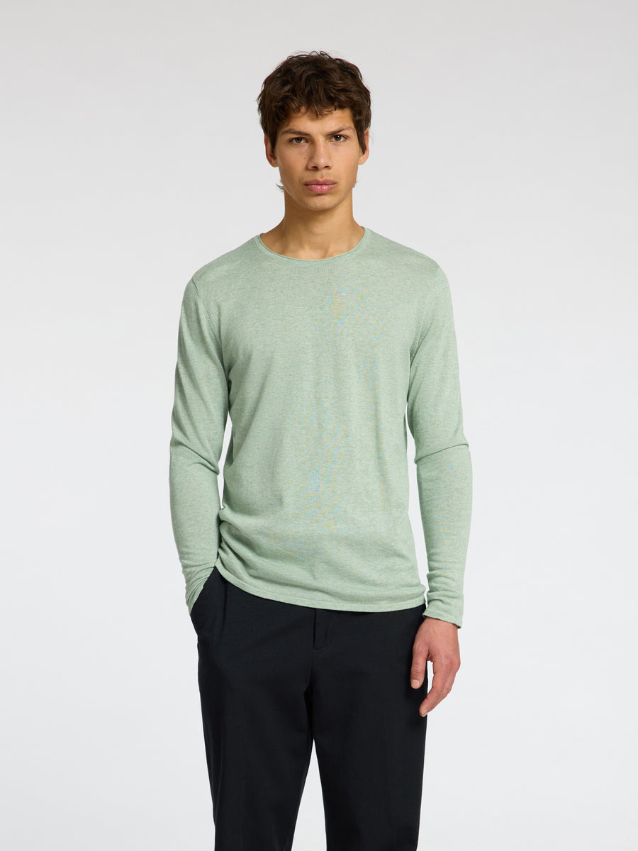 SELECTED HOMME Langarmshirt SLHROME KNIT Organic Cotton