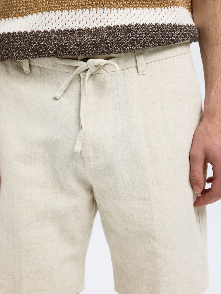 SELECTED HOMME Shorts SLHREGULAR-LEROY Linen Blend