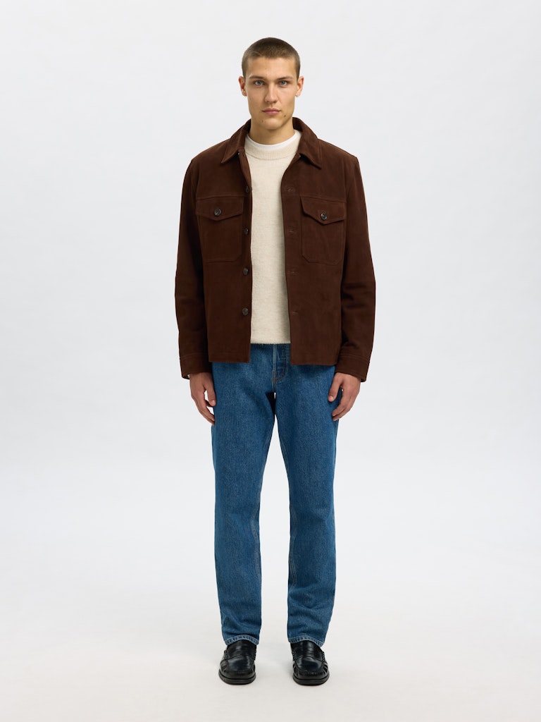 SELECTED HOMME Overshirt SLHTHOM Suede
