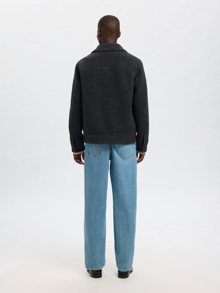 SELECTED HOMME Bomberjacke  SLHJAKOB Wool Mix
