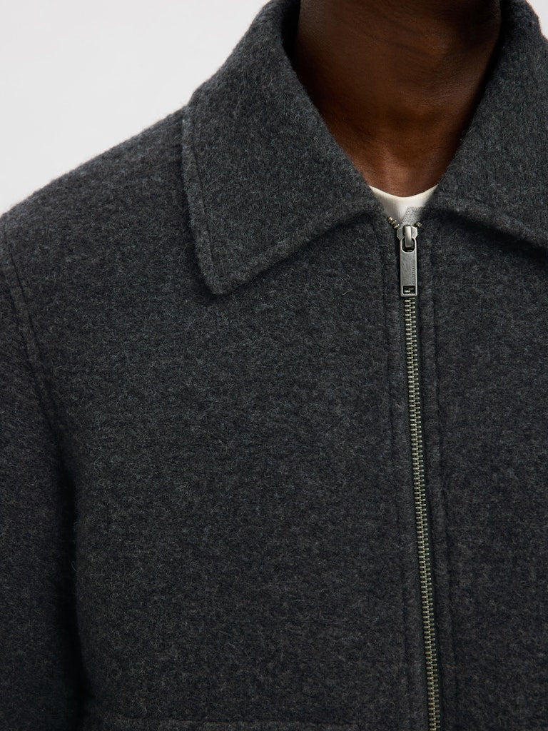 SELECTED HOMME Bomberjacke  SLHJAKOB Wool Mix