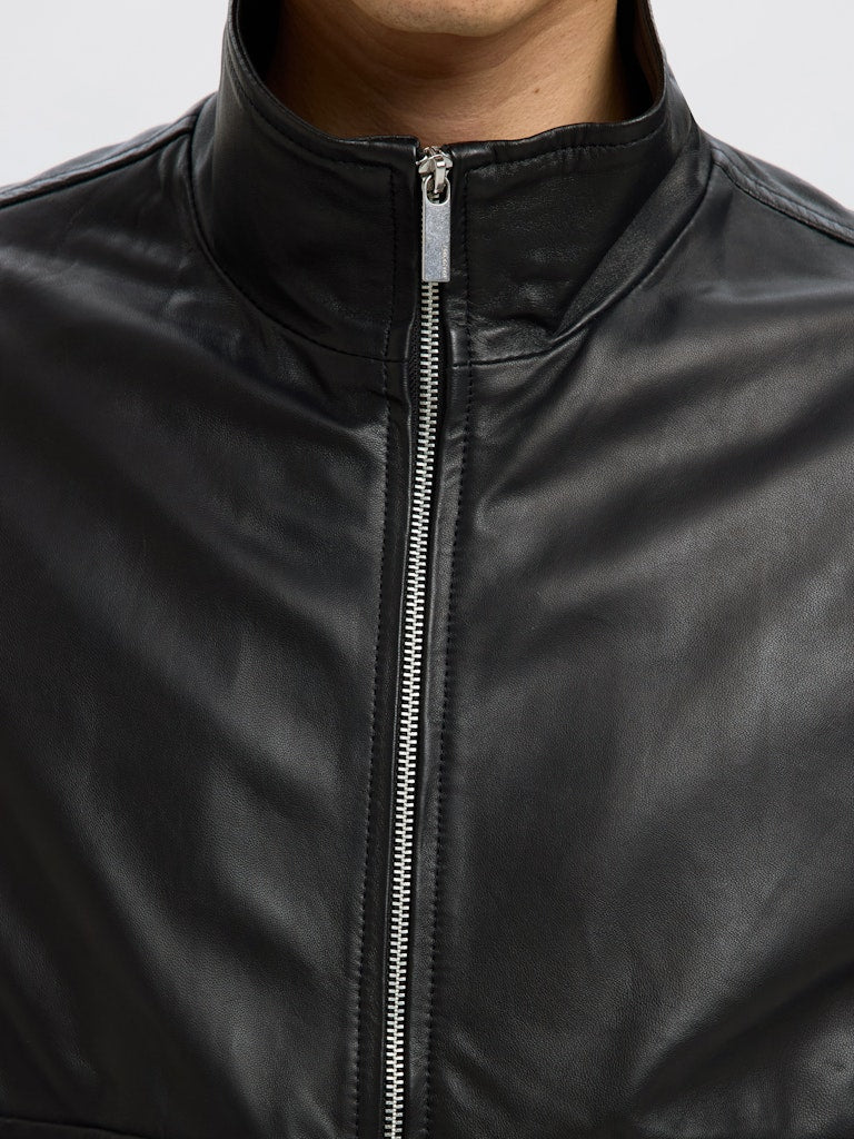 SELECTED HOMME Bomberjacke SLHJOSEF Leather