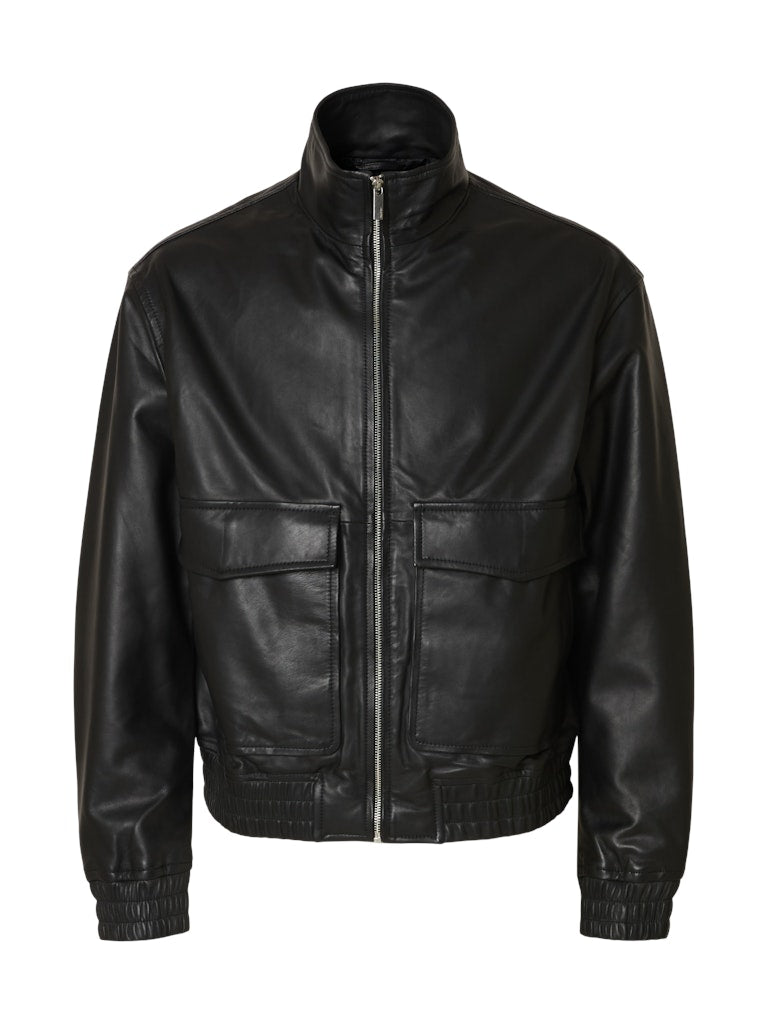 SELECTED HOMME Bomberjacke SLHJOSEF Leather
