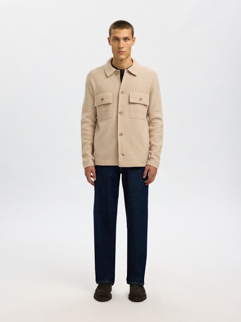 SELECTED HOMME Hemdjacke SLHNEALY Wool