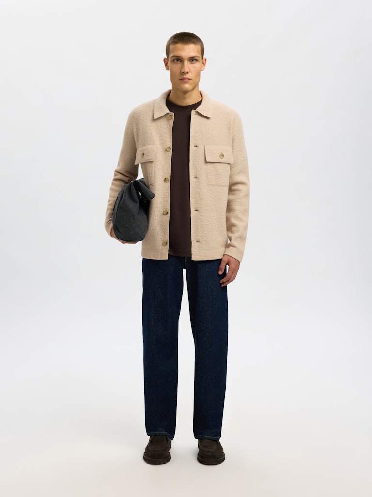 SELECTED HOMME Hemdjacke SLHNEALY Wool
