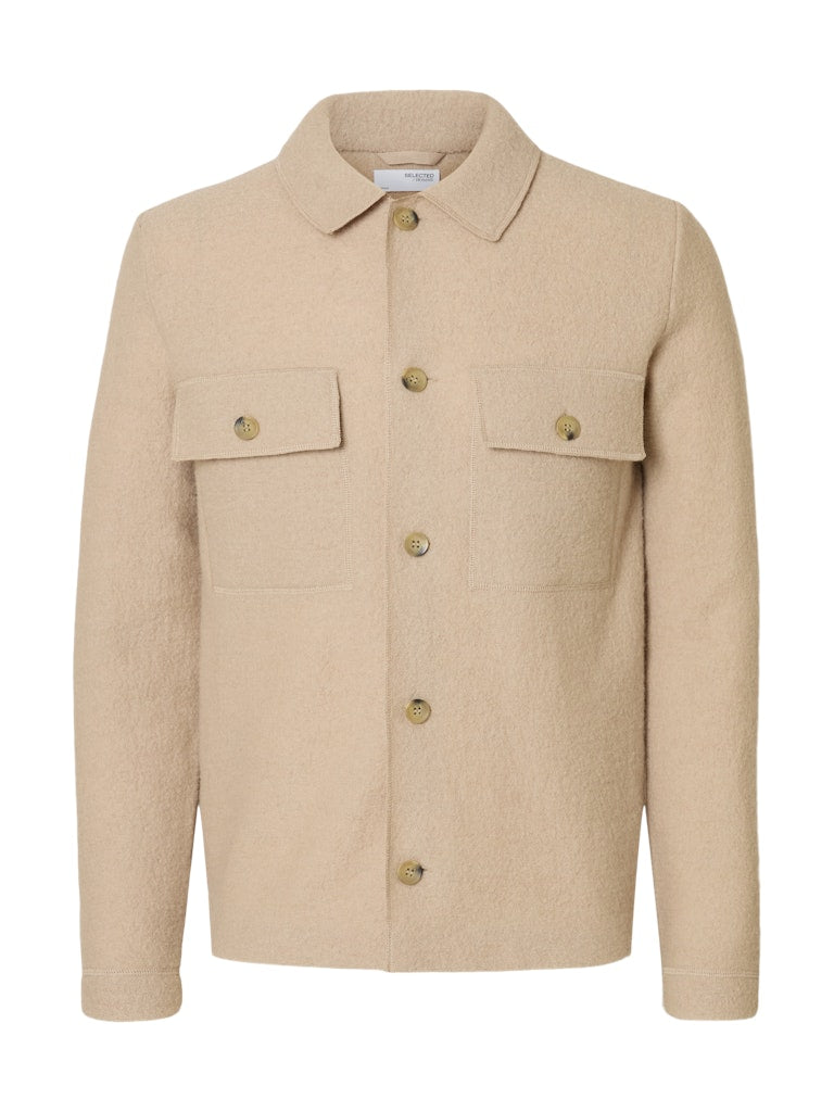 SELECTED HOMME Hemdjacke SLHNEALY Wool