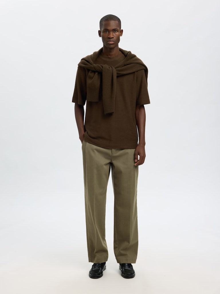 SELECTED HOMME Chino Hose SLH220-LOOSE MIKE TWILL Organic Cotton