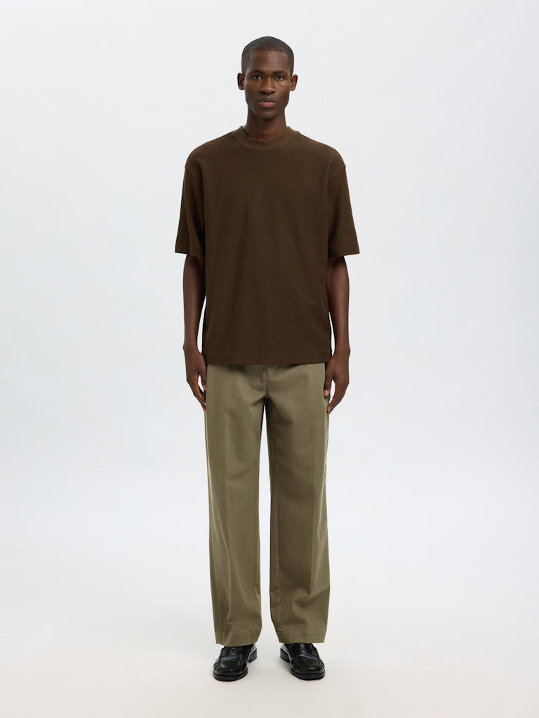 SELECTED HOMME Chino Hose SLH220-LOOSE MIKE TWILL Organic Cotton