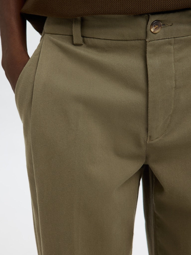 SELECTED HOMME Chino Hose SLH220-LOOSE MIKE TWILL Organic Cotton